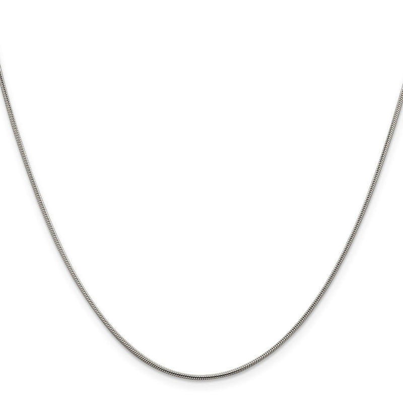 16 Inch Sterling Silver .8mm Square Snake Chain Necklace