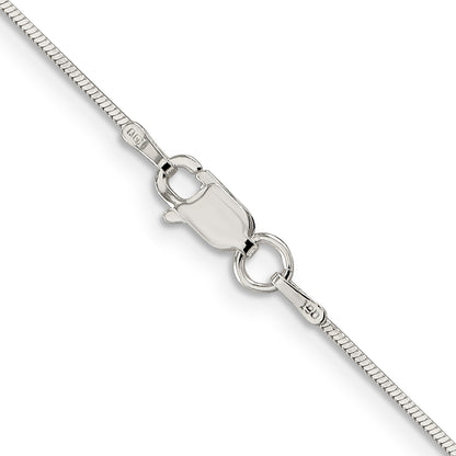 24 Inch Sterling Silver .8mm Square Snake Chain