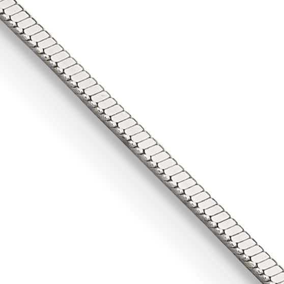 24 Inch Sterling Silver .8mm Square Snake Chain