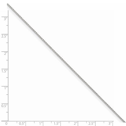 22 Inch Sterling Silver .85mm Diamond-Cut Round Spiga Chain W/4In Ext.