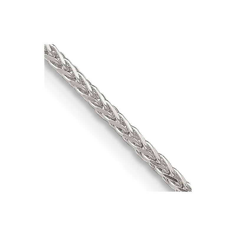 26 Inch Sterling Silver 1.45mm Diamond-Cut Round Spiga Chain Necklace