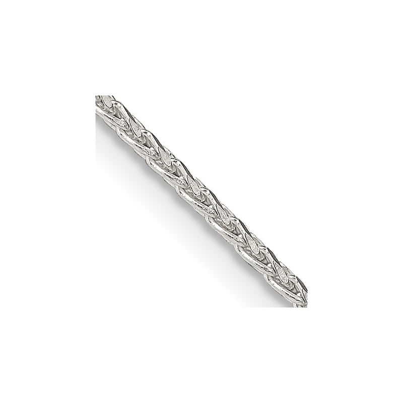 26 Inch Sterling Silver 1.7mm Diamond-Cut Round Spiga Chain Necklace