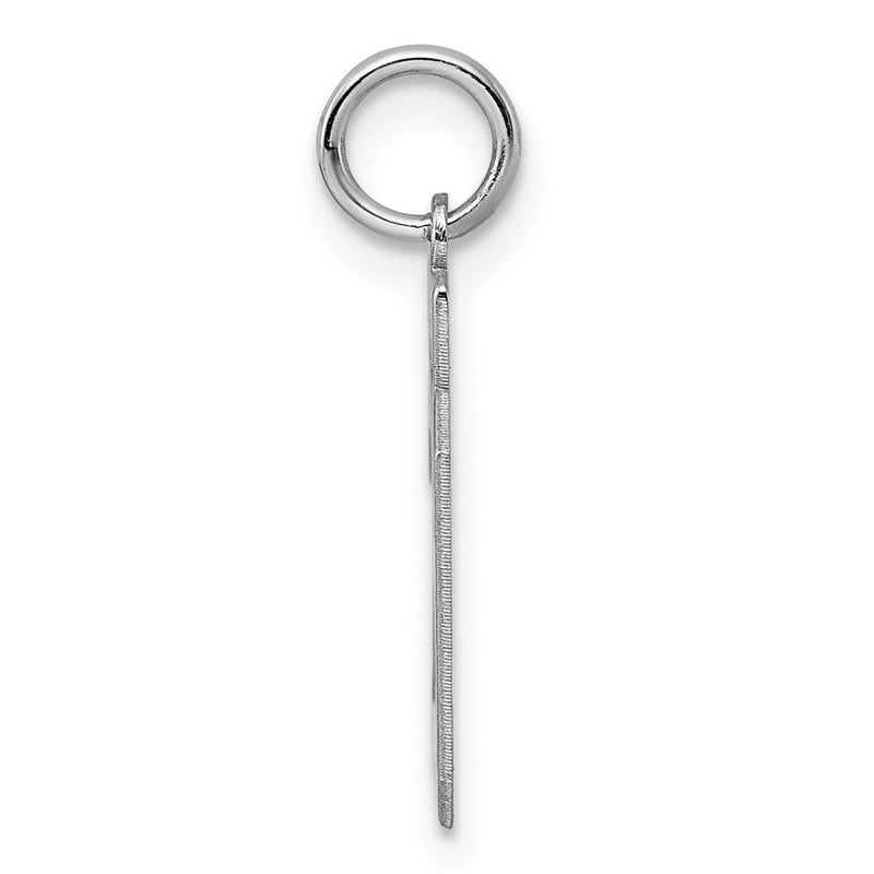 Sterling Silver Silver/Rhodium-Plated Polished Number 29 Charm