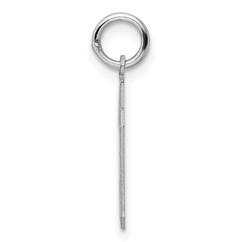 Sterling Silver Silver/Rhodium-Plated Polished Number 39 Charm