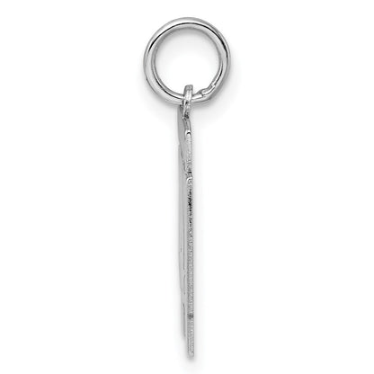 Sterling Silver Silver/Rhodium-Plated Polished Number 41 Charm