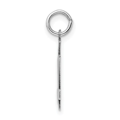 Sterling Silver Silver/Rhodium-Plated Polished Number 54 Charm