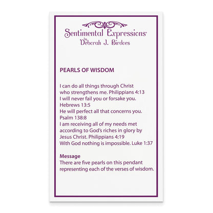 Sterling Silver Sentimental Expressions Rhodium-Plated Antiqued Fw Cultured Pearls Of Wisdom 18In Necklace