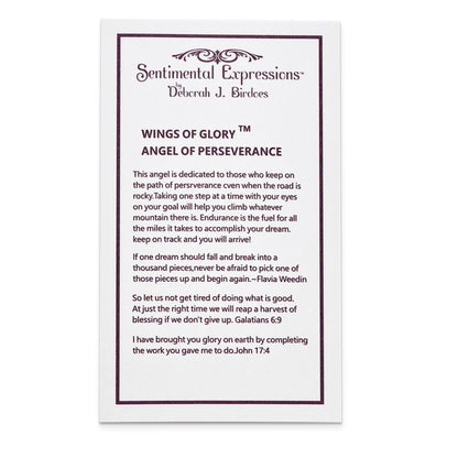 Sterling Silver Sentimental Expressions Rhodium-Plated Cz Antiqued Angel Of Perseverance 18In Necklace