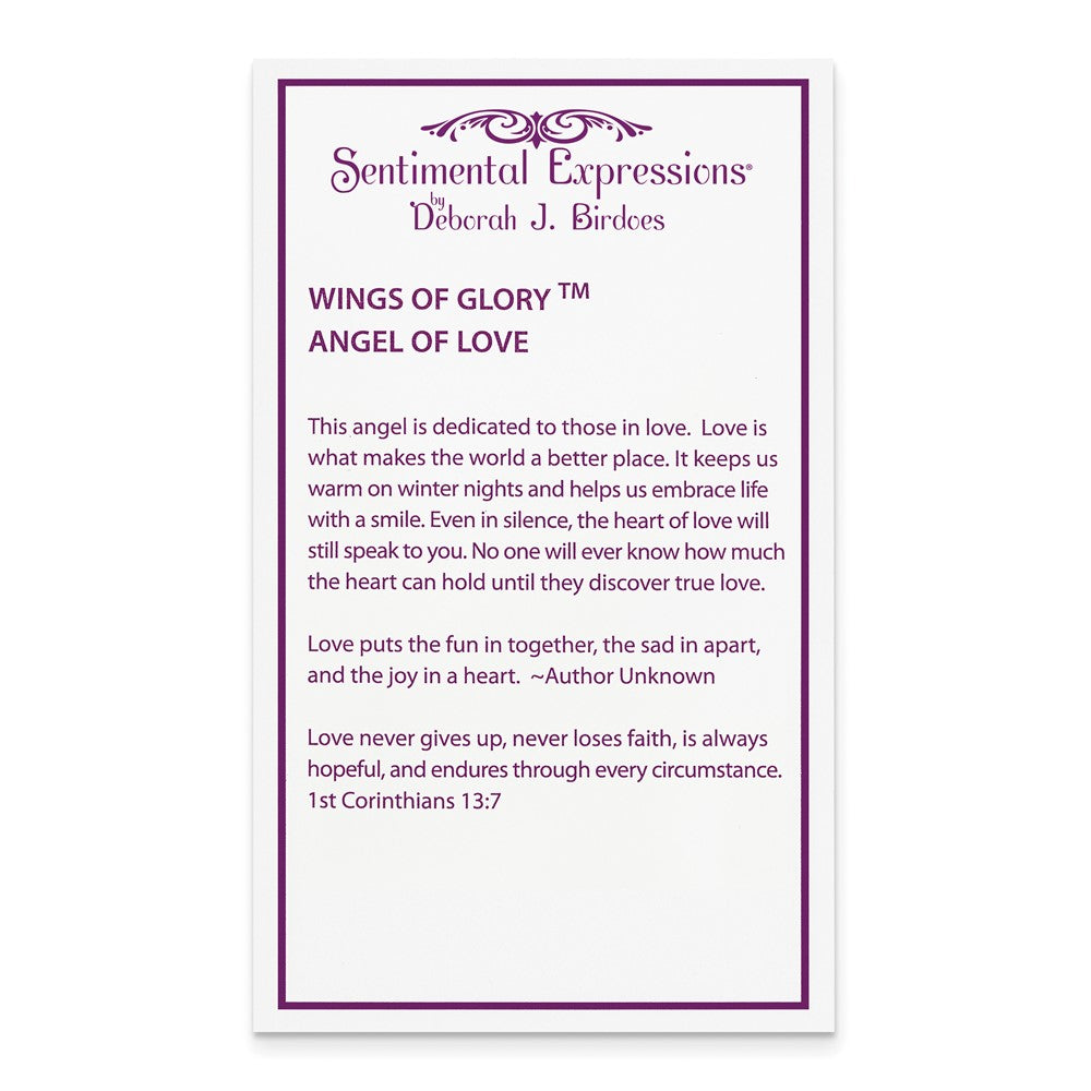 Sterling Silver Sentimental Expressions Gold-Plated Cz Angel Of Love 18In Necklace
