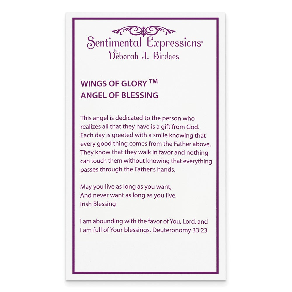Sterling Silver Sentimental Expressions Rhodium-Plated Cz Antiqued Angel Of Blessing 18In Necklace