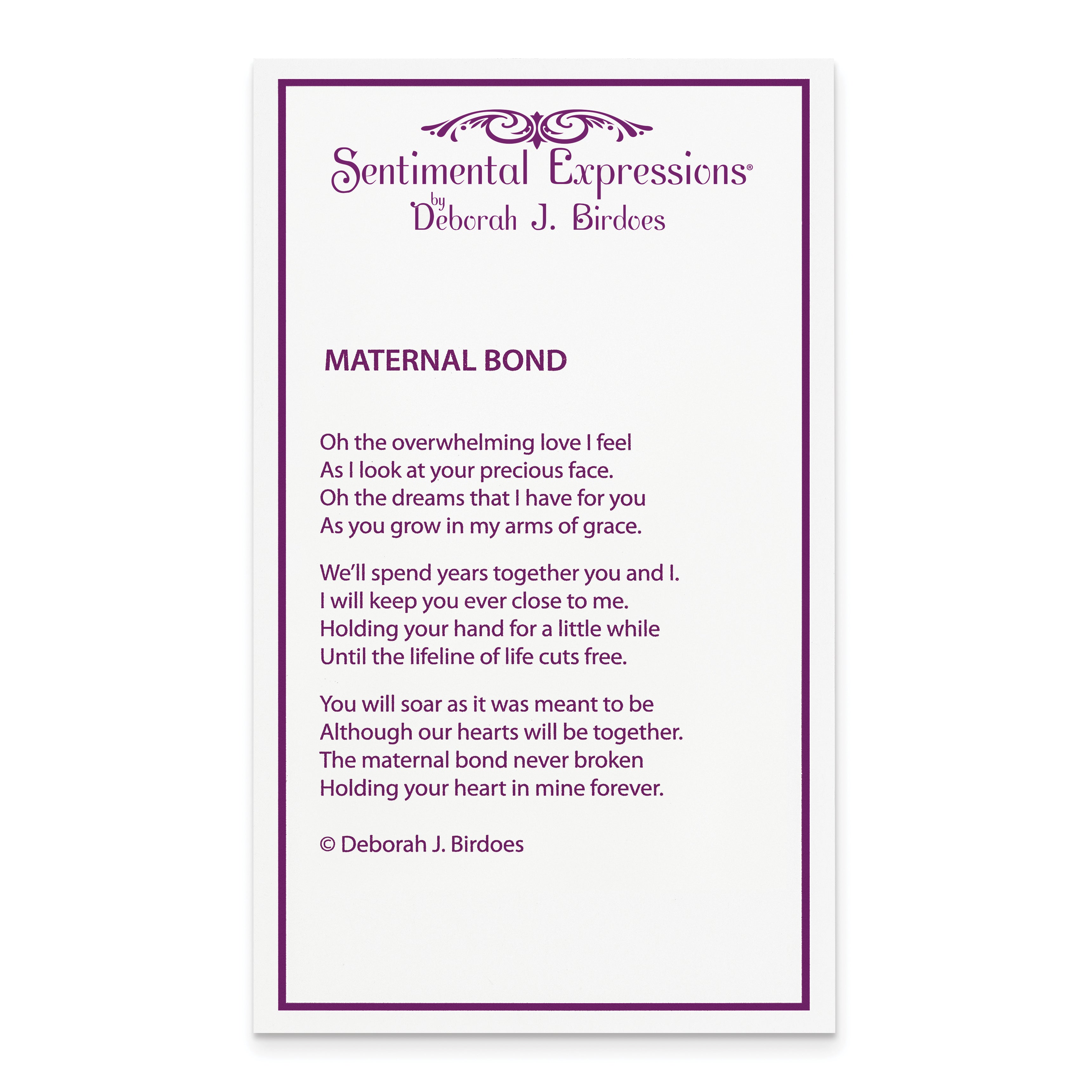 Sterling Silver Sentimental Expressions Rhodium-Plated Polished Maternal Bond 18In Necklace