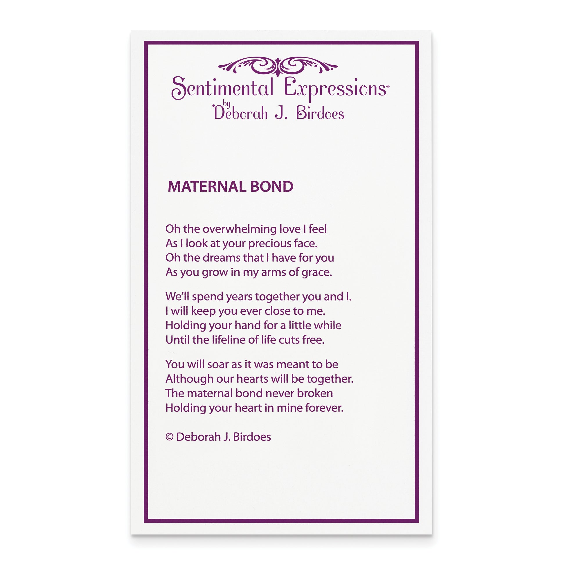 Sterling Silver Sentimental Expressions Rhodium-Plated Polished Maternal Bond 18In Necklace