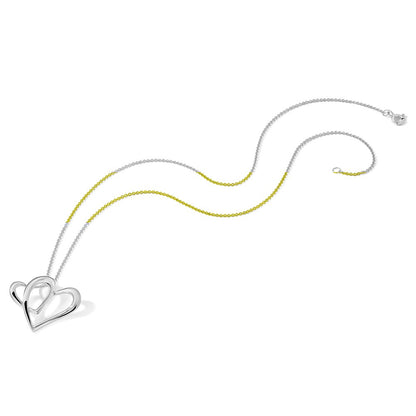 Sterling Silver Sentimental Expressions Rhodium-Plated Mother A Part Of My Heart 18 Inch Necklace