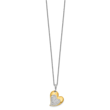 Sterling Silver Sentimental Expressions Gold-Plated Blessed Beyond Measure 18In Necklace