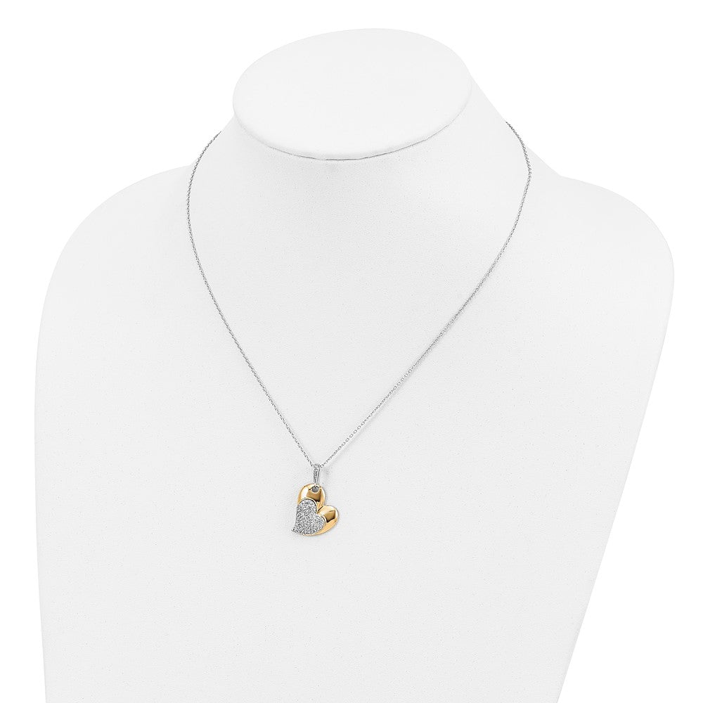 Sterling Silver Sentimental Expressions Gold-Plated Blessed Beyond Measure 18In Necklace
