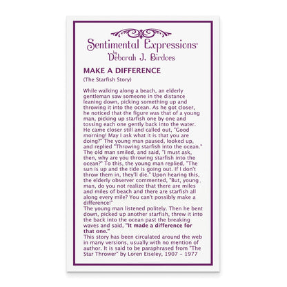 Sterling Silver Sentimental Expressions Rhodium-Plated Cz Make A Difference 18In Necklace