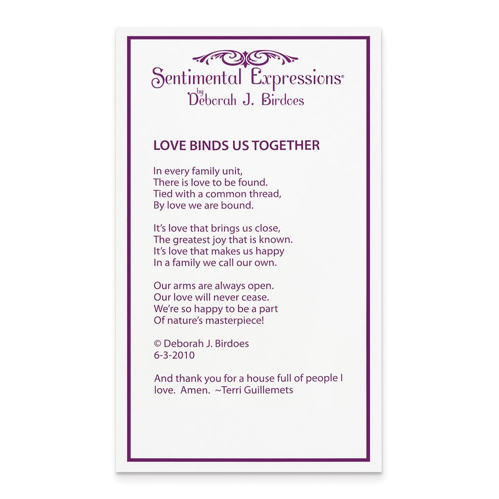 Sterling Silver Cz Love Binds Us Together 18In Necklace