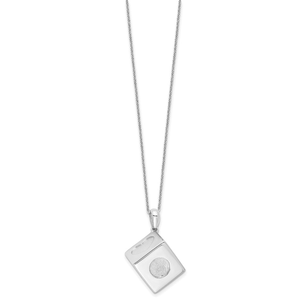 Sterling Silver Sentimental Expressions Rhodium-Plated Lucky As Can Be 18In Necklace