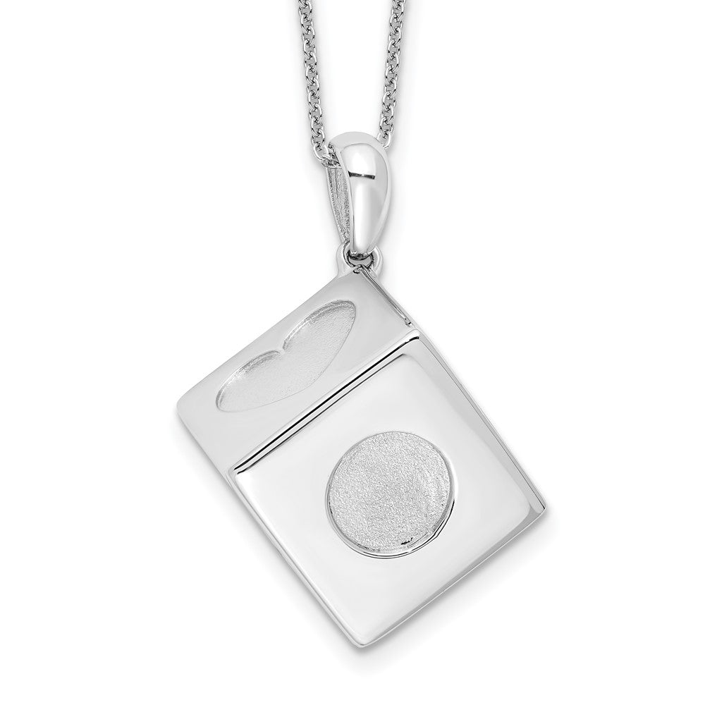Sterling Silver Sentimental Expressions Rhodium-Plated Lucky As Can Be 18In Necklace