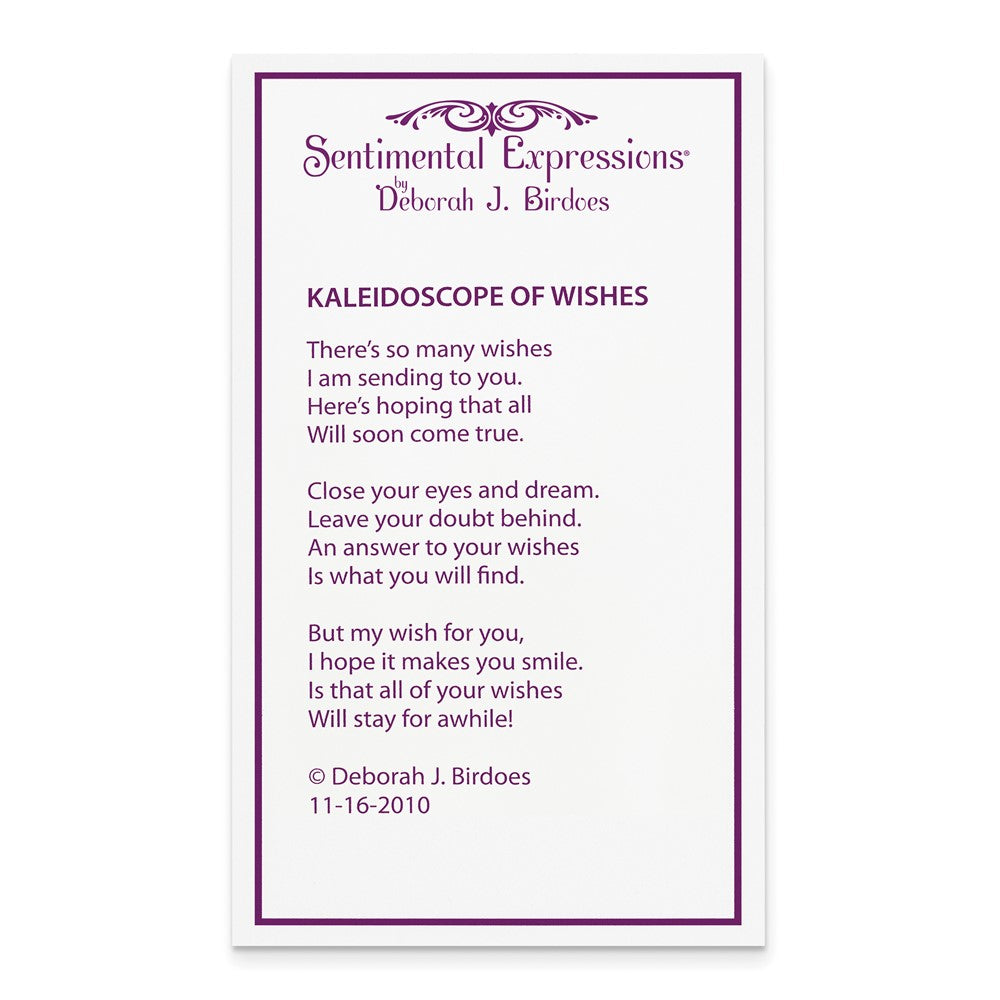Sterling Silver Sentimental Expressions Rhodium-Plated Cz Kaleidoscope Of Wishes 18In Necklace