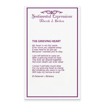 Sterling Silver Sentimental Expressions Rhodium-Plated Antiqued Grieving Heart Ash Holder 18 Inch Necklace