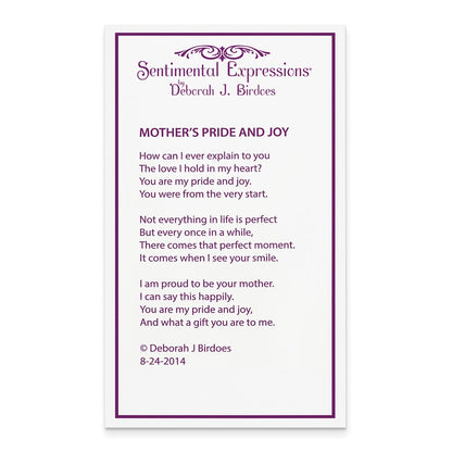 Sterling Silver Sentimental Expressions Rhodium-Plated Mother'S Pride And Joy 18In. Necklace