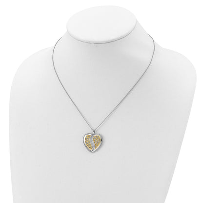 Sterling Silver Sentimental Expressions Gold-Plated Just Perfect 18In. Necklace