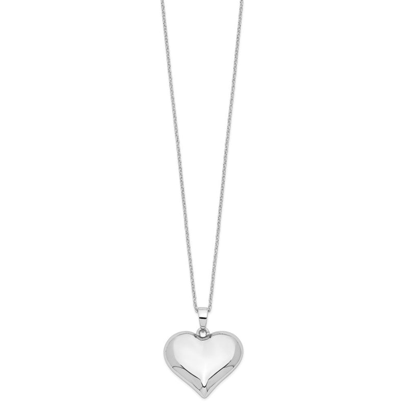 Sterling Silver Sentimental Expressions Without You Hear Ash Holder 18 Inch Necklace