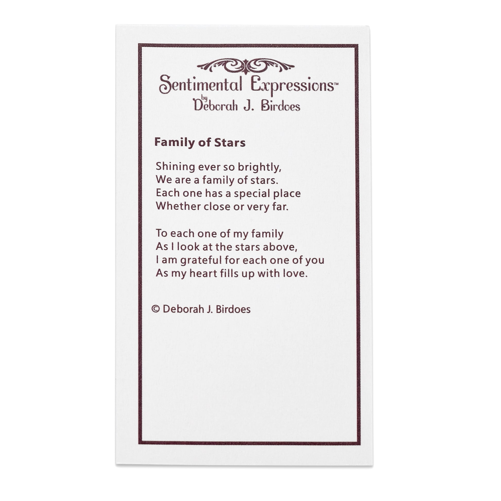 Sterling Silver Sentimental Expressions Rhodium-Plated Cz Antiqued Family Of Stars 18 Inch Necklace
