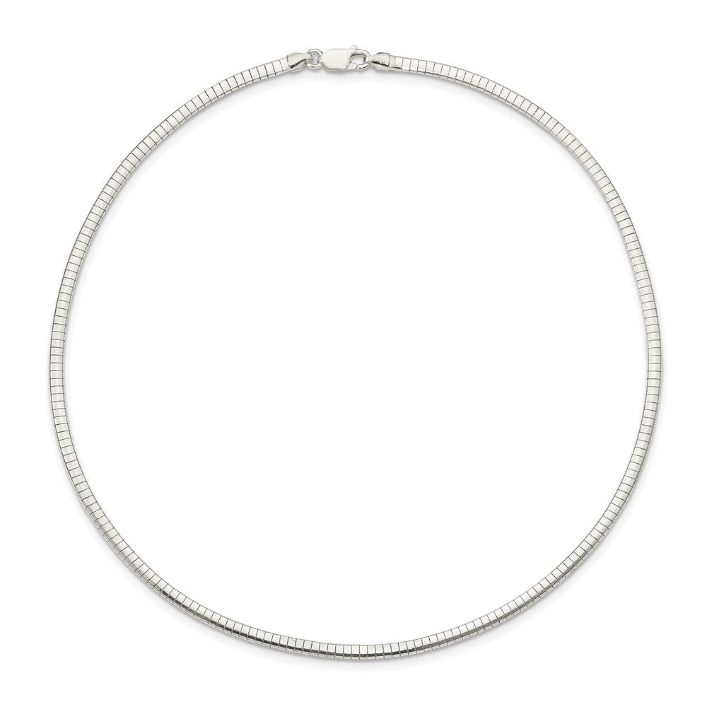 Sterling Silver 3mm Cubetto Necklace