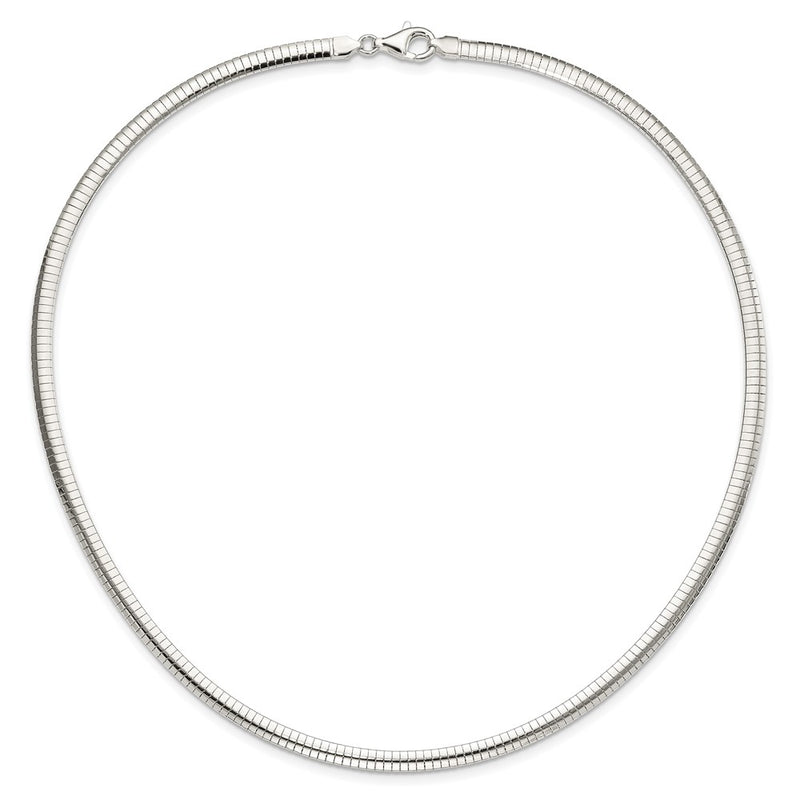 Sterling Silver 4mm Cubetto Necklace