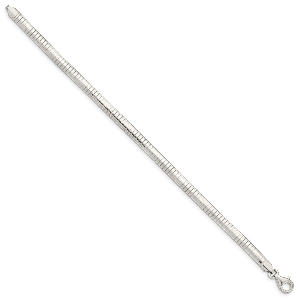 7 Inch Sterling Silver 4mm Cubetto Bracelet