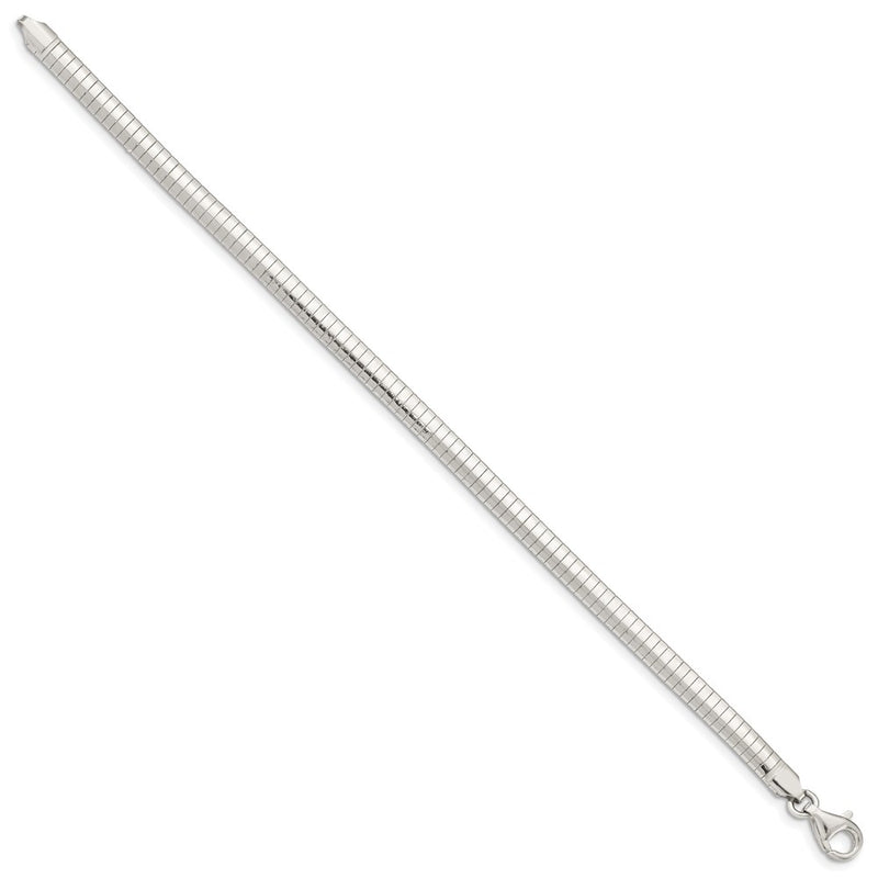 8 Inch Sterling Silver 4mm Cubetto Bracelet