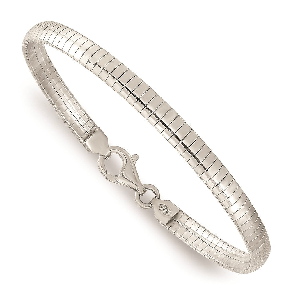 8 Inch Sterling Silver 4mm Cubetto Bracelet