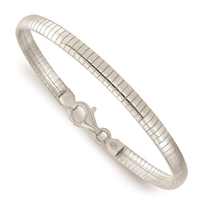 8 Inch Sterling Silver 4mm Cubetto Bracelet