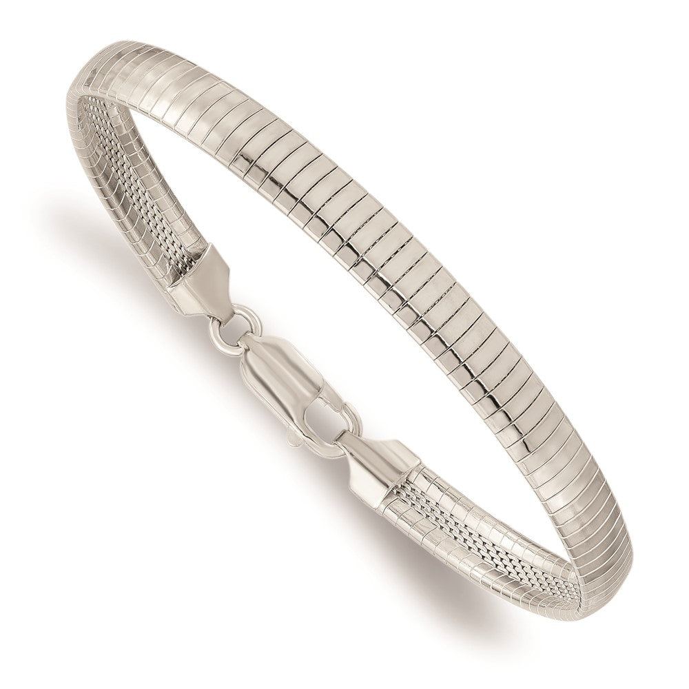 7 Inch Sterling Silver 6mm Cubetto Bracelet