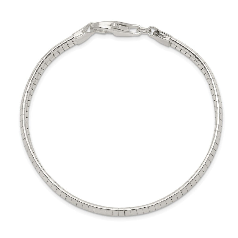 7 Inch Sterling Silver 8mm Cubetto Bracelet