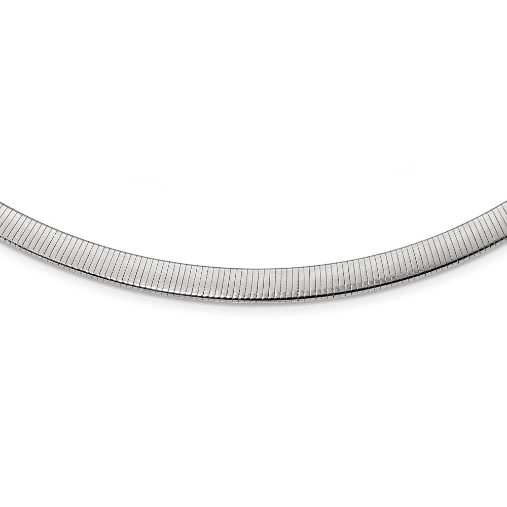 18 Inch Sterling Silver Flash Gold-Plate Reversible 5.75mm Cubetto Chain Necklace