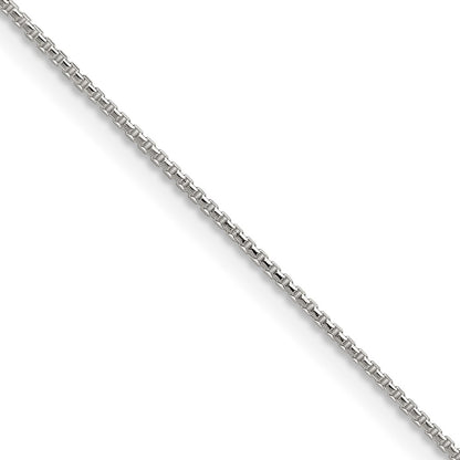 Sterling Silver .95mm Diamond-Cut Round Box Chain