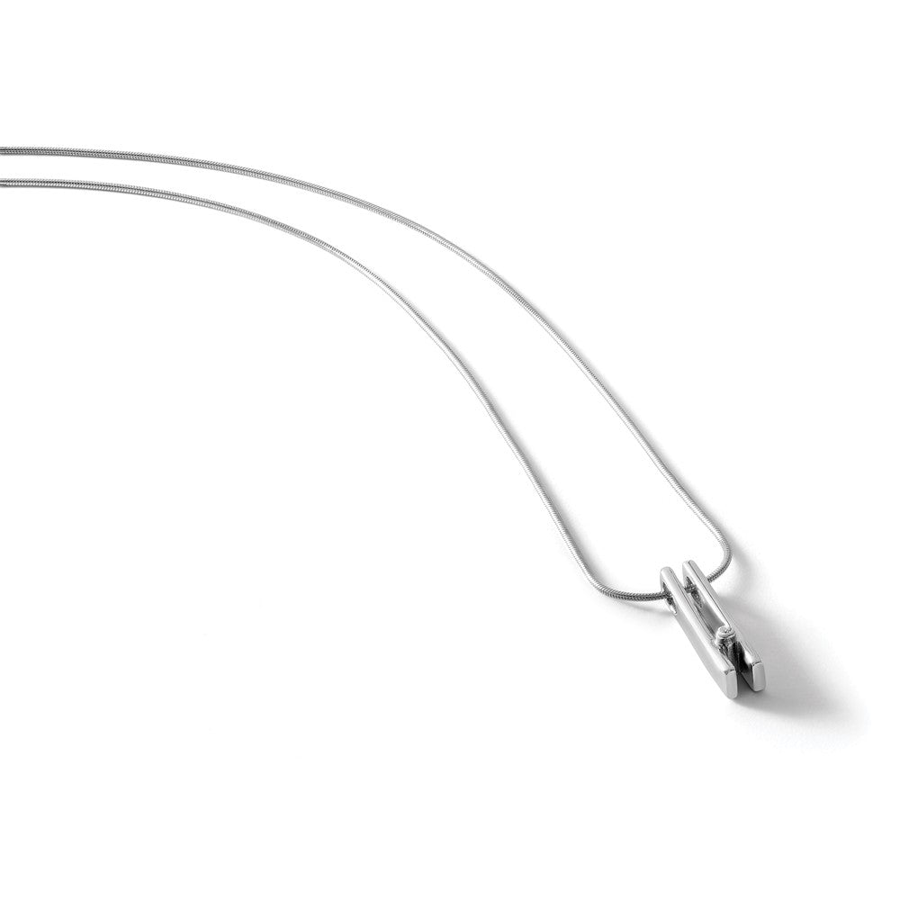 Sterling Silver White Ice Rhodium-Plated 18 Inch Diamond Necklace With 2 Extender