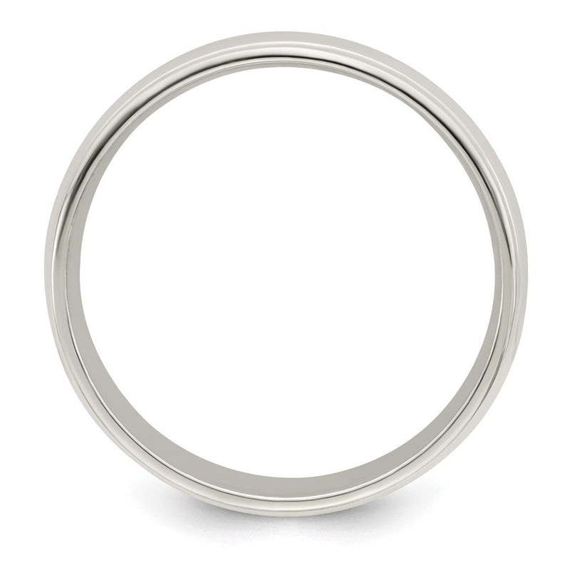 Sterling Silver 7mm Polished Fancy Band