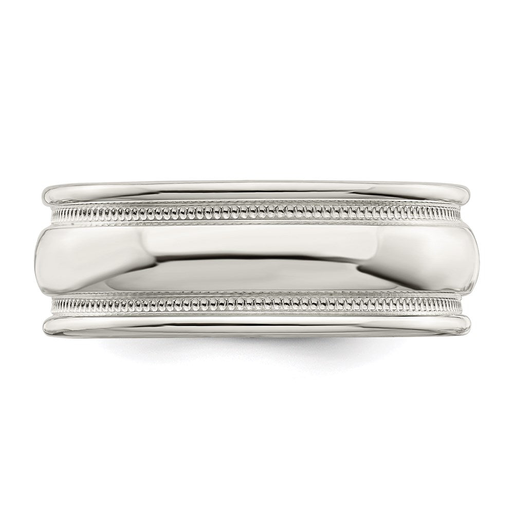 Sterling Silver 7mm Polished Fancy Band