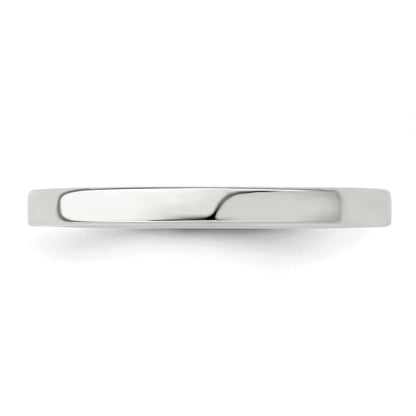 Sterling Silver 2mm Lightweight Flat Size 4 Band