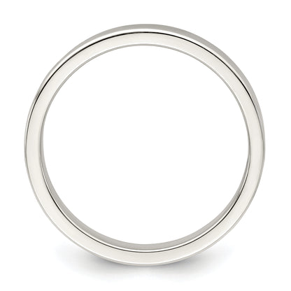 Sterling Silver 3mm Lightweight Flat Size 4 Band