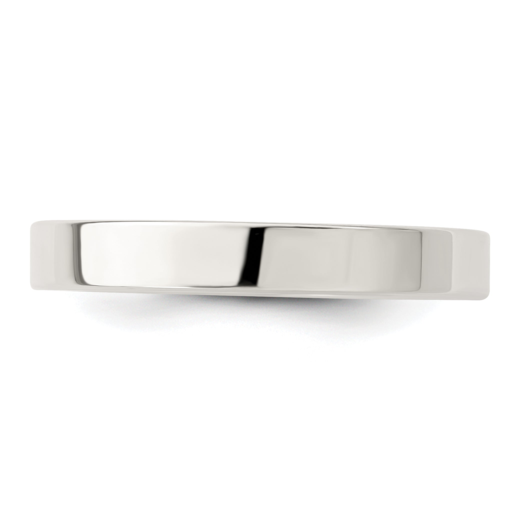 Sterling Silver 3mm Lightweight Flat Size 4 Band