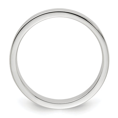 Sterling Silver 4mm Lightweight Flat Size 4 Band