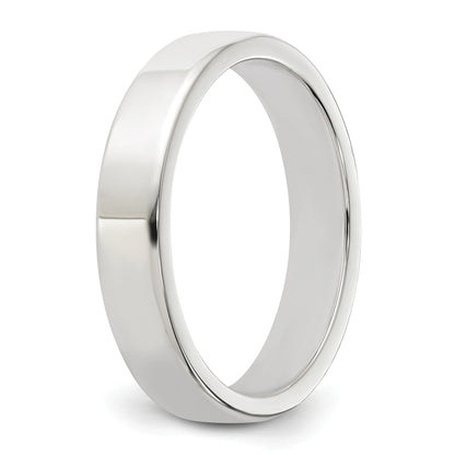 Sterling Silver 4mm Lightweight Flat Size 4 Band