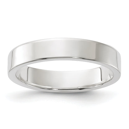 Sterling Silver 4mm Lightweight Flat Size 4 Band