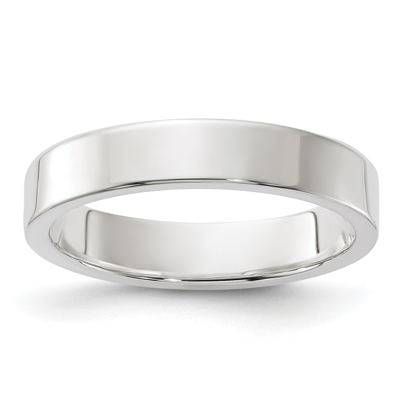 Sterling Silver 4mm Lightweight Flat Size 4 Band