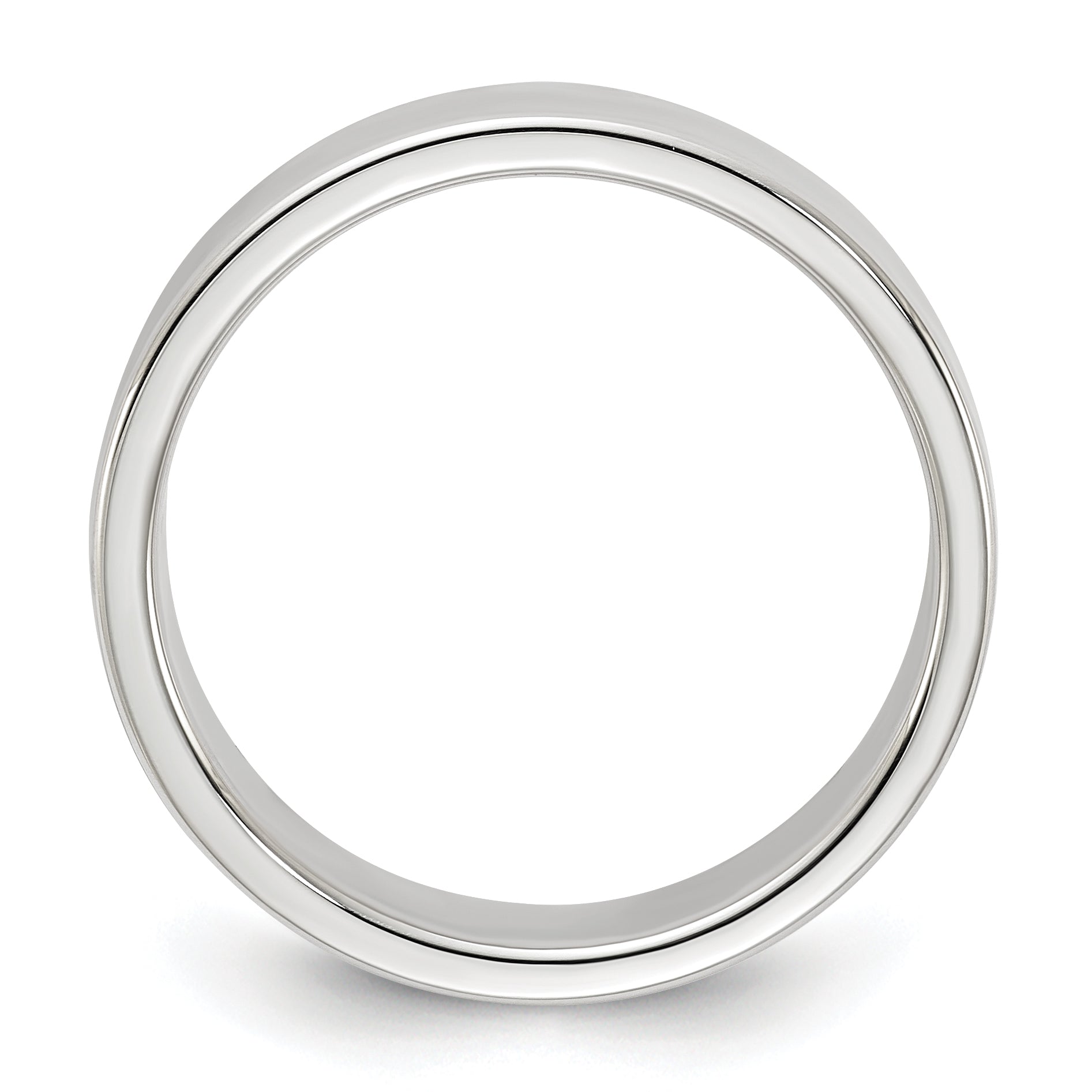 Sterling Silver 5mm Lightweight Flat Size 4 Band